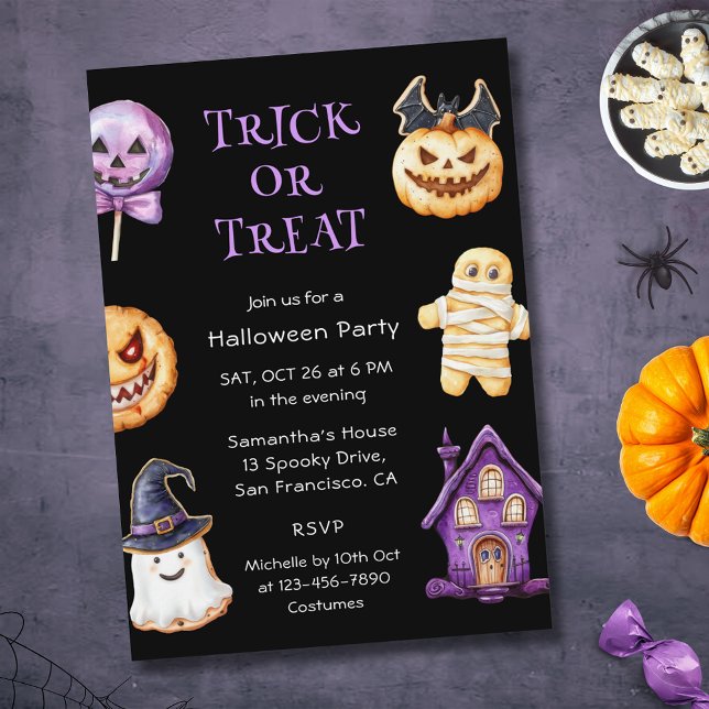 Cute Kids Halloween Party  Invitation (Creator Uploaded)