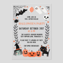 Cute Kids Halloween party Invitation