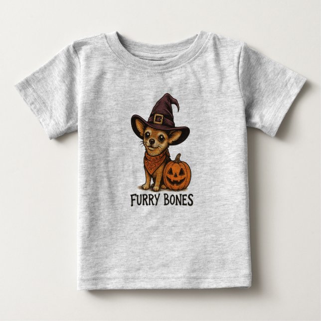Cute Kids Halloween Shirt Chihuahua (Front)
