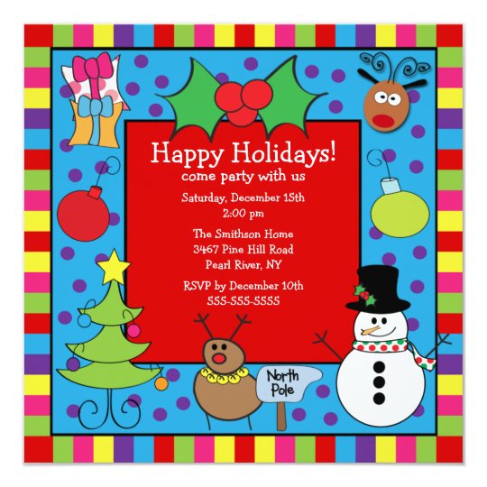 Christmaas Party Invitations For Kids 10