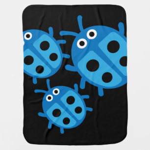Cute Kids ladybird Family Baby Blanket
