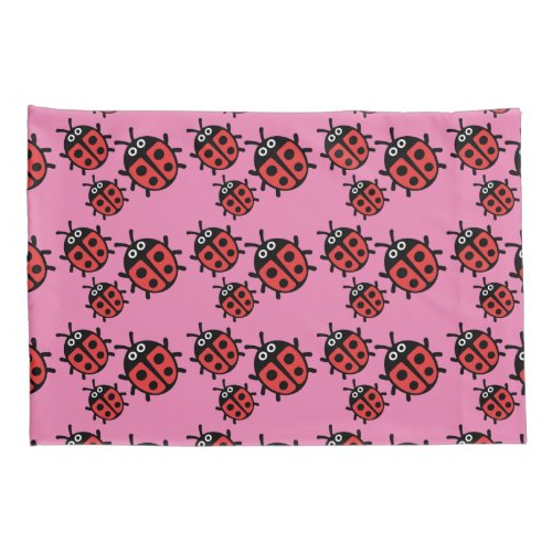 Cute Kids ladybird Family    Pillowcase