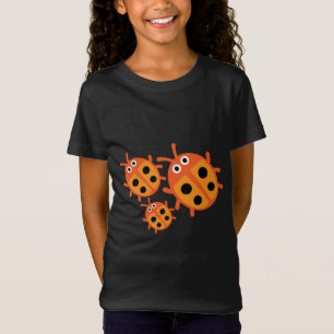 Cute Kids ladybird Family T-Shirt