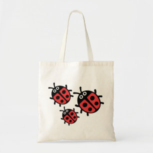 Cute Kids ladybird Family Tote Bag