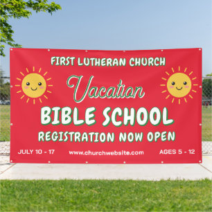 Cute Kids Ministry Outdoor Religious Sign