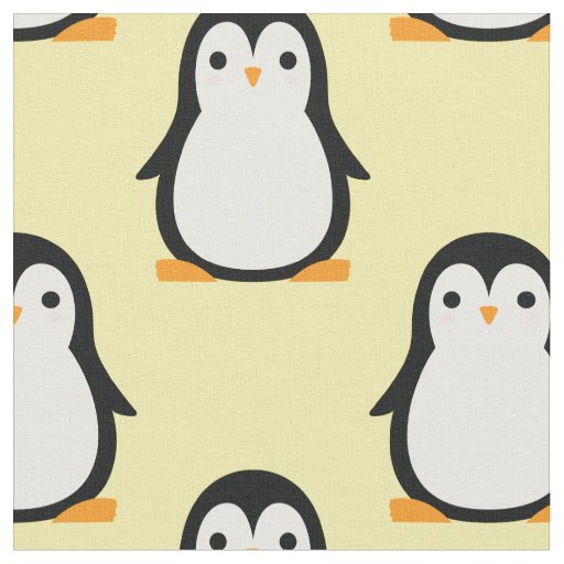 Cute Kids Penguin Cartoon Baby Nursery Fabric
