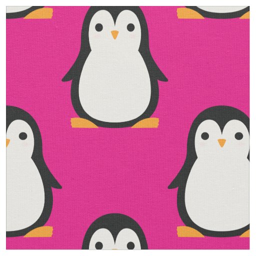 Cute Kids Penguin Cartoon Baby Nursery Fabric