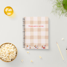 Cute Kids Personalizable Name Manga Cartoon Cat