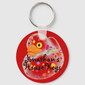 Cute Kids Personalize House Key Chain Keychain