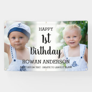 Details about   x2 Personalised Birthday Banner Toddler Design Children Kids Decoration 43 