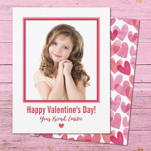 Cute Kids Photo Valentines Day Card
