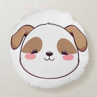 cute kids room decor round pillow