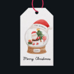 Cute Kids Santa Christmas Favor Gift Tags<br><div class="desc">A Colorful Fun Santa Christmas Favor Gift Tags. Matching items in our store Cava Party Design.</div>