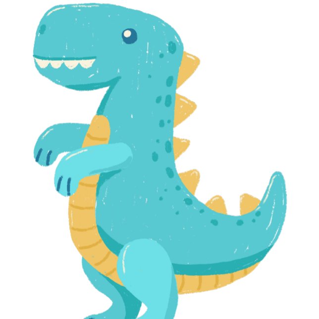 Cute Kids T-Rex Throw Pillow (Creator Uploaded)