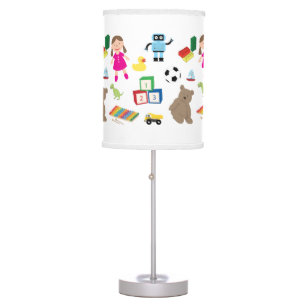 Cute Kids Toys Pattern Table Lamp