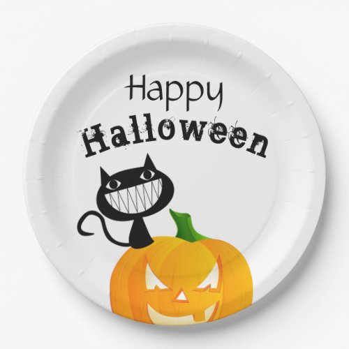 Cute Kids Trick or Treat Happy Halloween Party Paper Plates