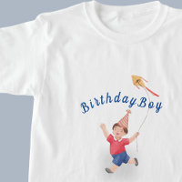 Cute Kids Tshirt Boy with Kite