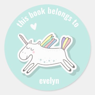 Cute Kids Unicorn Back to School