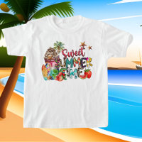 cute kids unisex sweet Summer time word art
