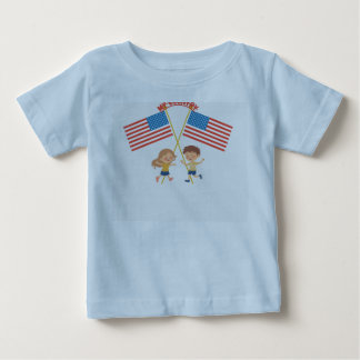 Cute Kids USA Flag My Country T-Shirt | Patriotic