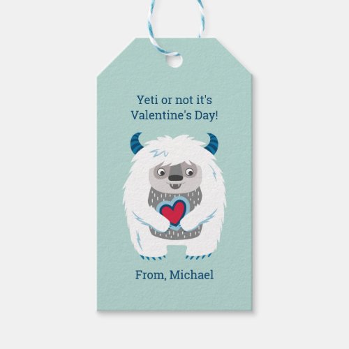 Cute Kids Valentine Gift Tags