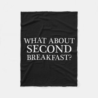 Cute Kids What About Breakfast 1 Fleece Blanket