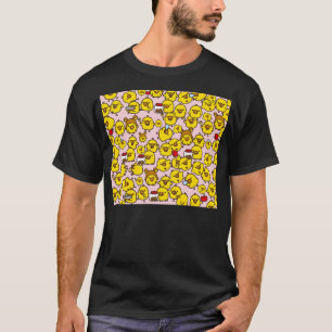 Cute Kiiroitori Pattern T-Shirt