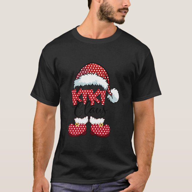 Cute Kiki Claus New Christmas Santa Claus Long Sle T-Shirt (Front)