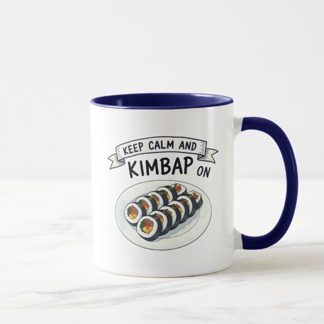 Cute Kimbap Korean Food Funny Saying  Mug (Right)