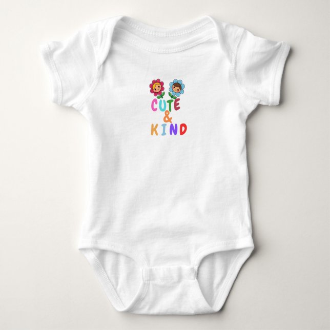 Cute & Kind Baby Bodysuit (Front)