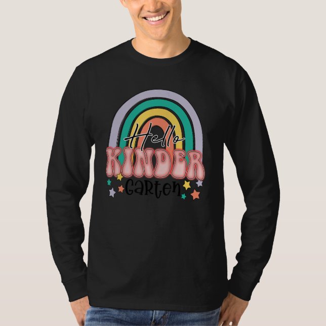 Cute kindergarten crew Mermaid style for kindergar T-Shirt (Front)