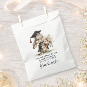  Cute Kindergarten Graduation Bunny Design Favor Bag