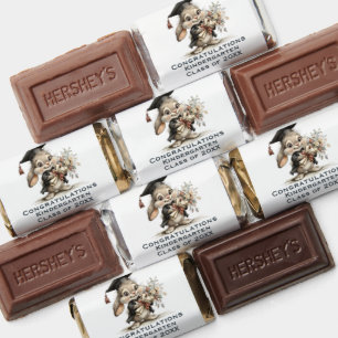 Cute Kindergarten Graduation Bunny Design Hershey's Miniatures