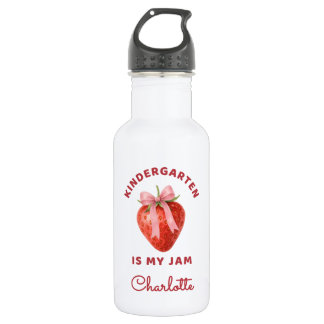 Cute Kindergarten is my jam Back to School Kids Stainless Steel Water Bottle