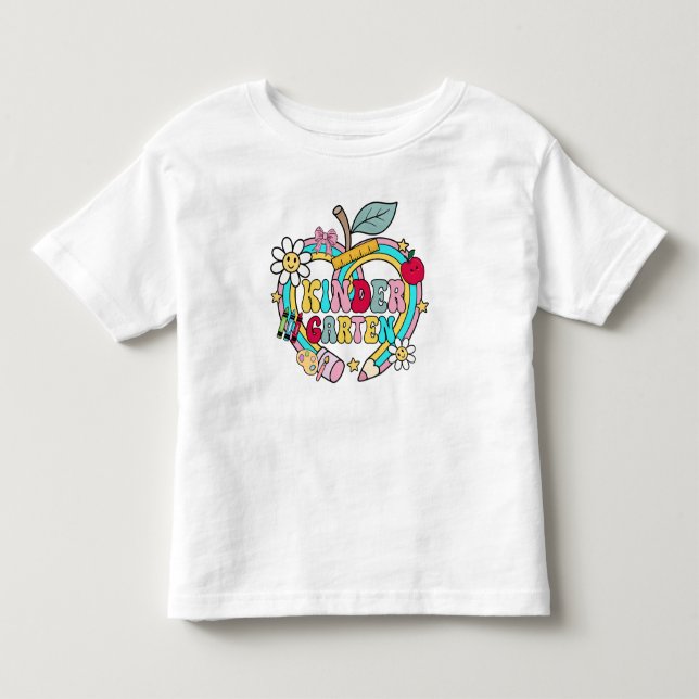 Cute Kindergarten Toddler T-shirt (Front)