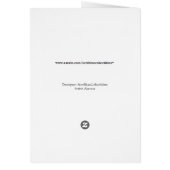 Cute King Crab Alaska Wildlife Christmas Card (Back)