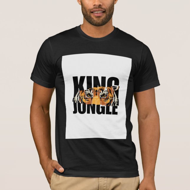 Cute king lion design  T-Shirt (Front)