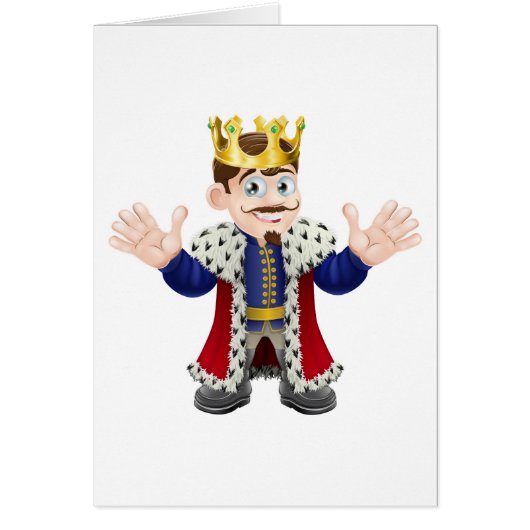 Cute king man cards (Front)