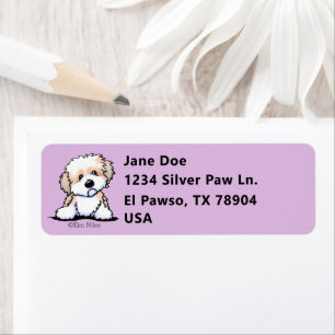 Cute KiniArt Havanese Label