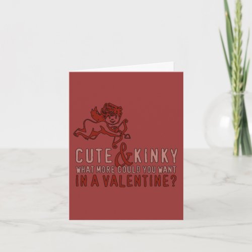 Cute  Kinky Valentine Holiday Card