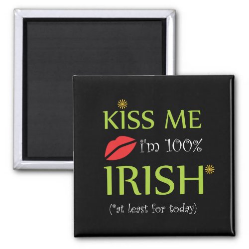 Cute Kiss Me Im Irish  St Patricks Day Magnet