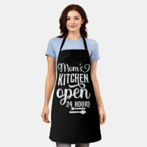 Apron With Print „Mom's Kitchen“ – Essential Cooking Tool For