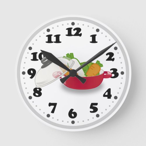 Cute Kitchen  Best Gifts Round Clock