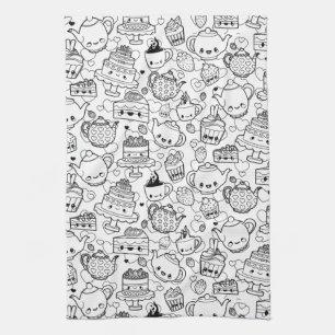 Cute Kitchen Pattern Towel
