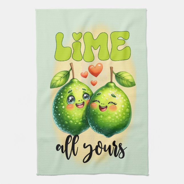 Cute kitchen pun word art  towel (Vertical)