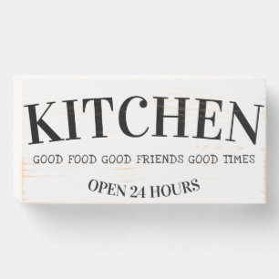 Cute Kitchen quote Wooden Wall Art Wooden Box Sign
