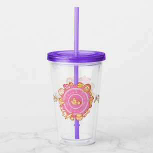 Cute Kitchenware Pink Acrylic Tumbler