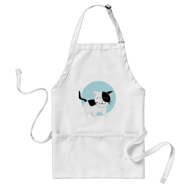 Cute Kitten Adult Apron (Front)