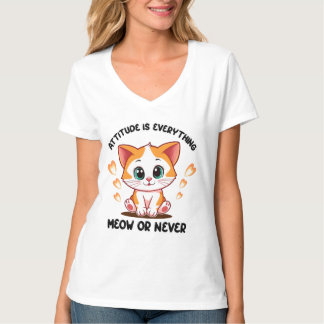 Cute Kitten Attitude T-Shirt