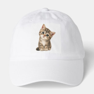 Cute Kitten Baseball Cap Adorable Cat Dad Hat